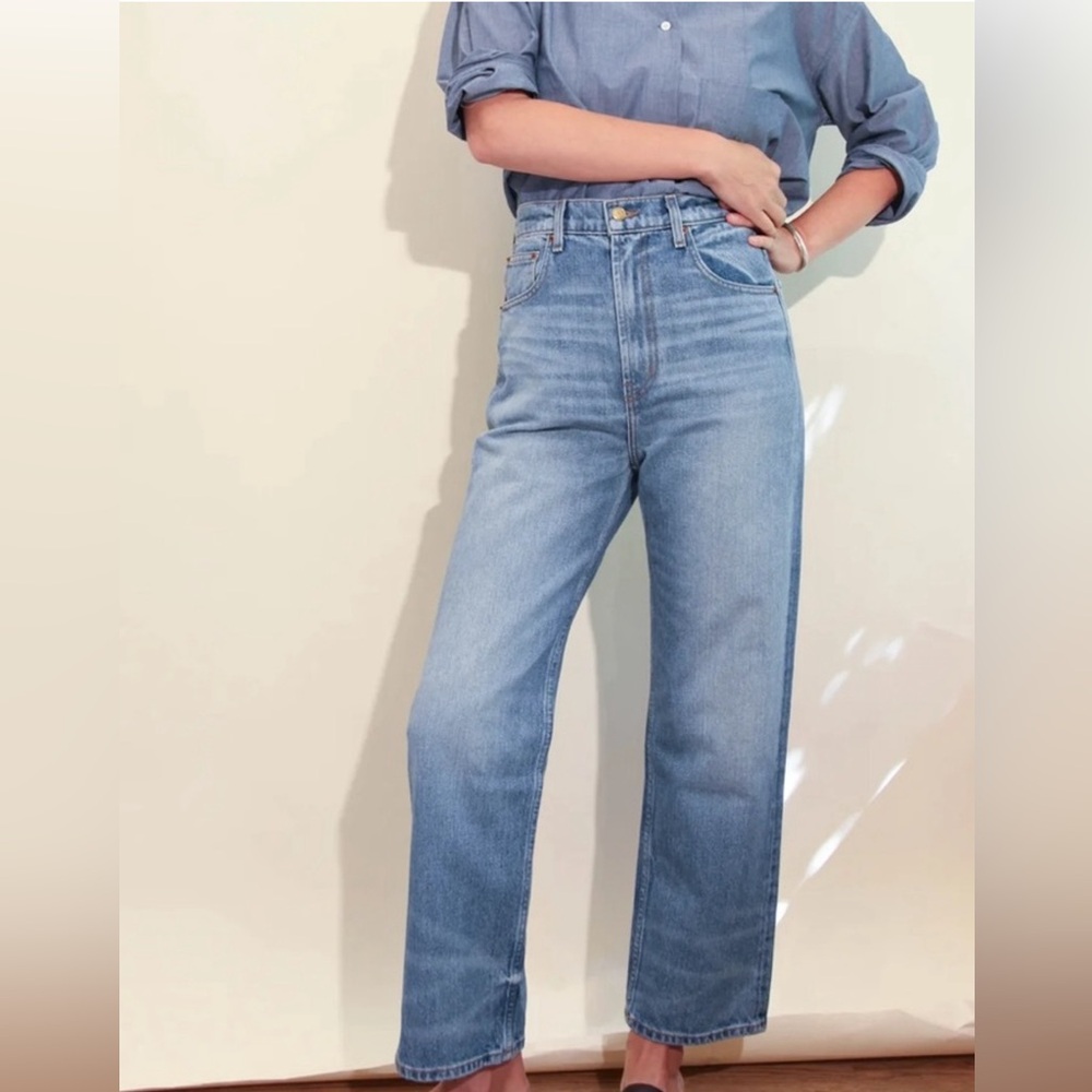 B SIDES Light Blue Straight Leg Women Jeans